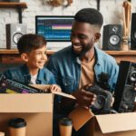 Building A Studio At Home For Father’s Day 