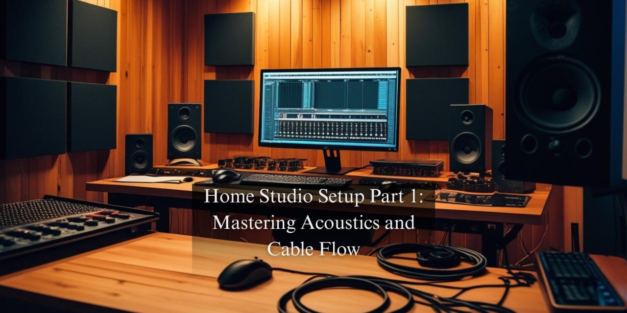 Home Studio Setup Part 1: Mastering Acoustics and Cable Flow