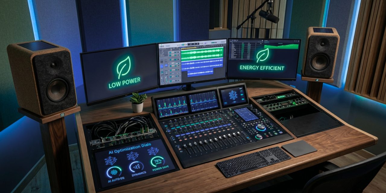 Sustainable Studio Monitoring: Smarter Displays, Lower Power, Better Sound