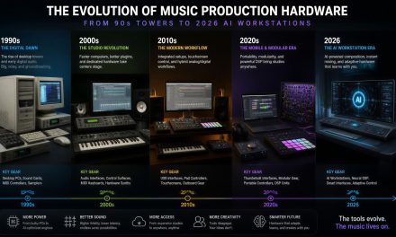 The Evolution of Music Production Hardware: From 90s Towers to 2026 AI Workstations